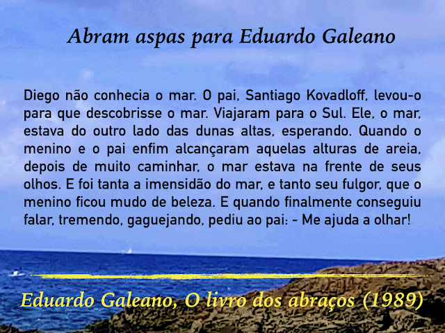 Pensamento de Eduardo Galeano