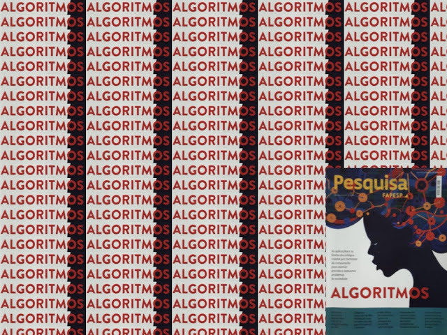 Mosaico da capa da revista Pesquisa Fapesp abril/2018