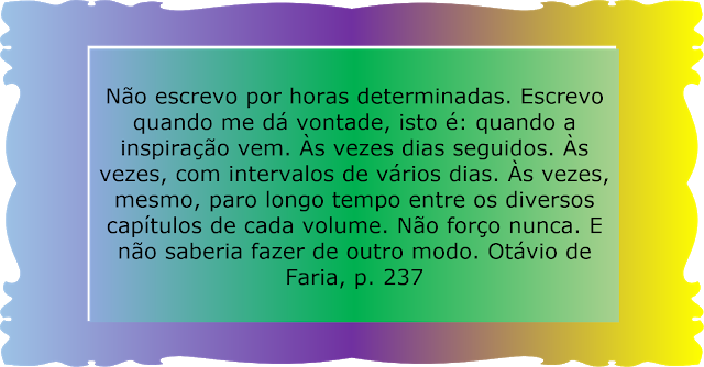 Imagem Pensamento Otávio de Faria