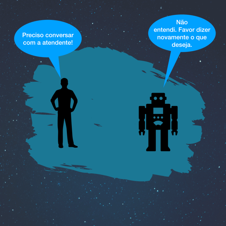 Preciso falar com a atendente