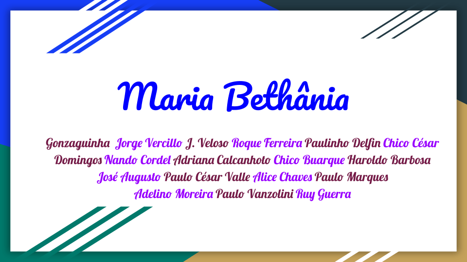 Cânticos de Maria Bethânia