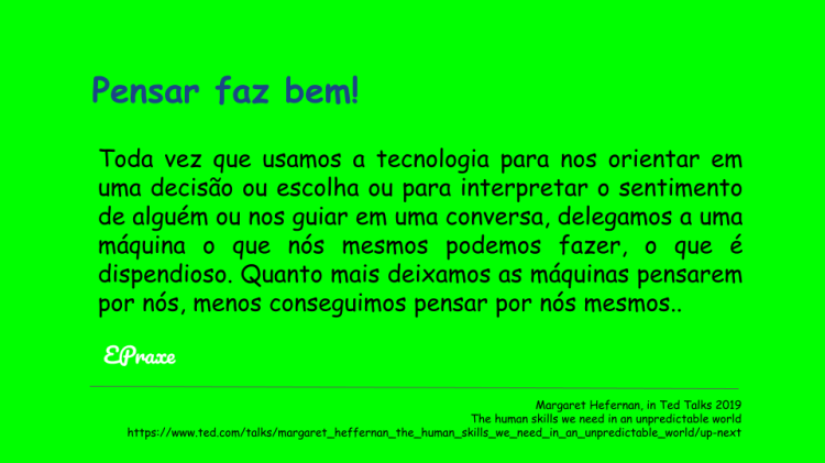 Pensar faz bem - Margaret Hefernan