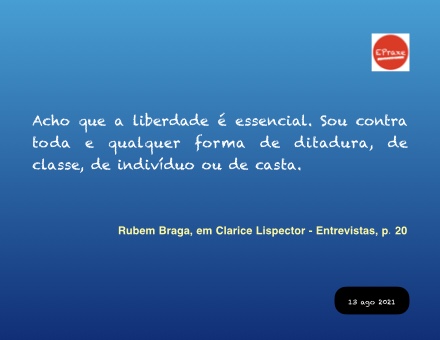 Pensando com Rubem Braga