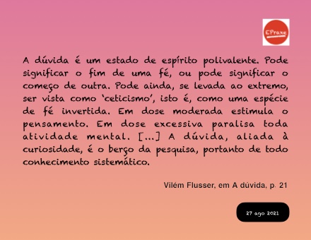 Pensando com Vilém Flusser 3