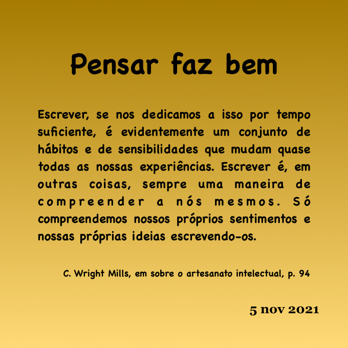 Pensar faz bem com C. Wright Mills